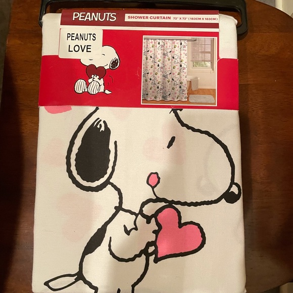 Peanuts Bath Peanuts Snoopy Valentine Shower Curtain Poshmark